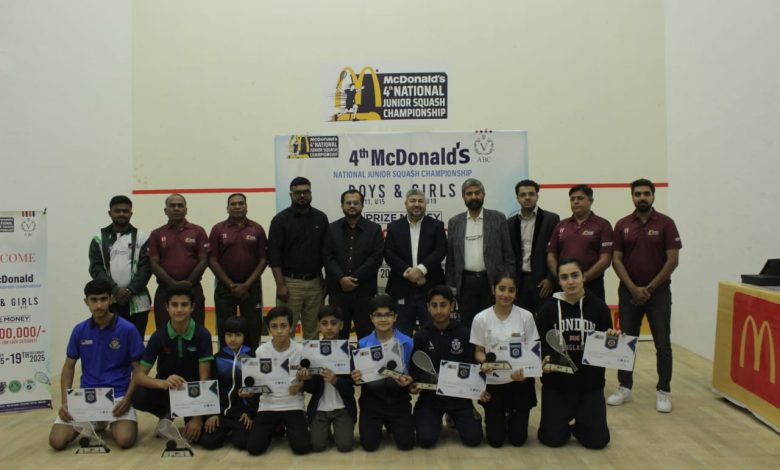 junior squash - Junior Squash Champions Rise in Karachi Finals