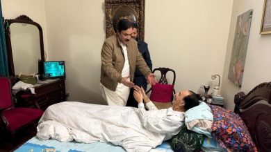 raja zafar - Acting Chairman Visits Raja Zafar for Recovery