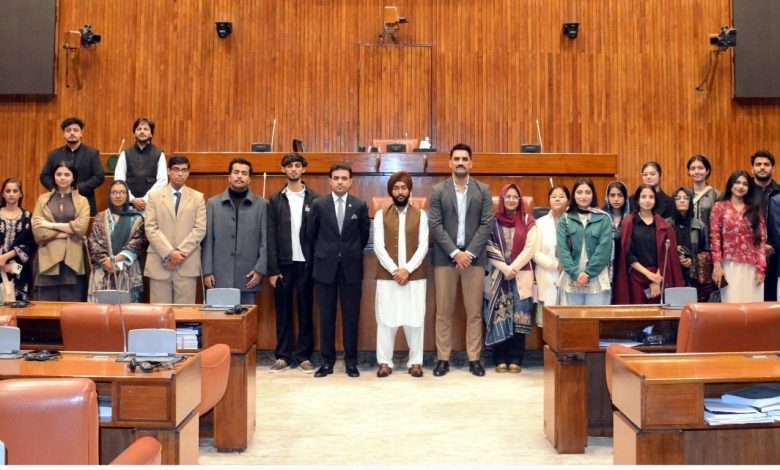 parliament house visit - Students Join Parliament House Visit in Islamabad