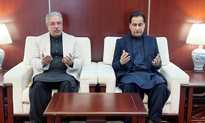 ayaz sadiq - Ayaz Sadiq Offers Condolences to Ikhtiar Wali Khan