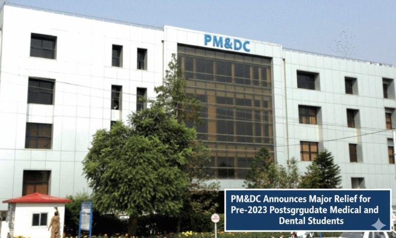 pmdc relief - PMDC Relief Opens Registration for Pre 2023 Postgraduates