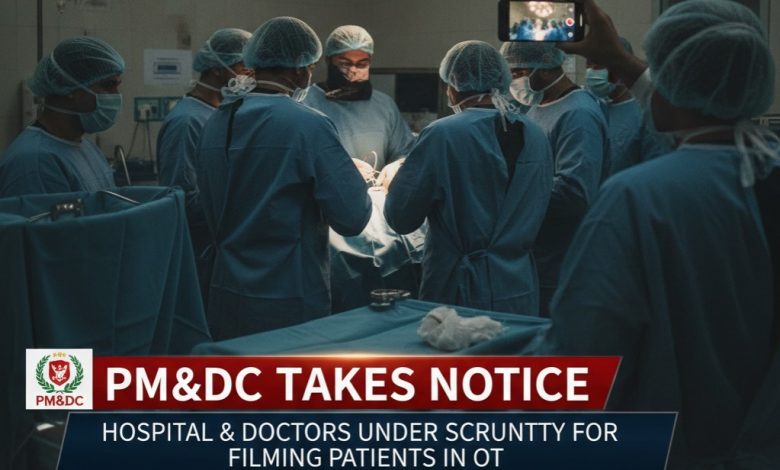 pmdc inquiry - PMDC inquiry ordered over alleged OT filming