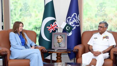 pakistan naval chief - UK Envoy Meets Pakistan Naval Chief in Islamabad