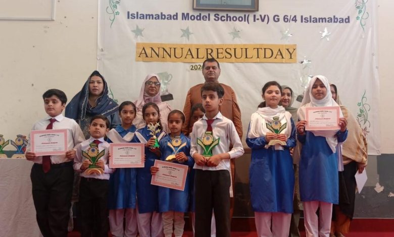 islamabad model school - Islamabad Model School Celebrates 100 Class V Success