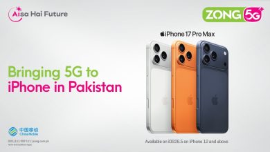 Zong Enables 5G Services on iPhones in Pakistan