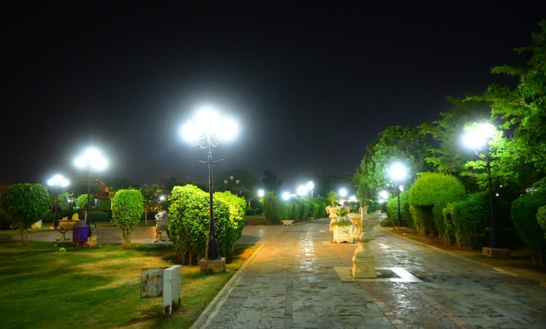 rawal park lighting - Rawal Park lighting boosts evening visits