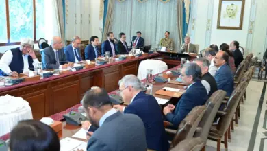 Prime Minister Shehbaz Sharif chairs a meeting on cashless economy and digital payments in Islamabad