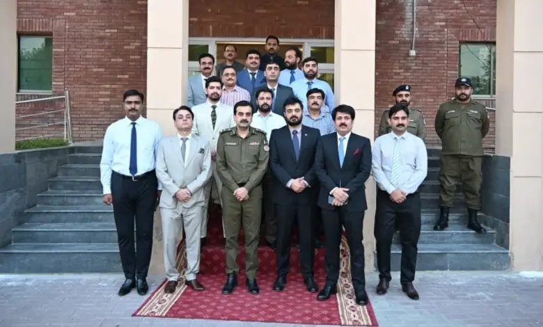 CPO Hassan Mushtaq Sakhira during visit to CCD Rawalpindi office