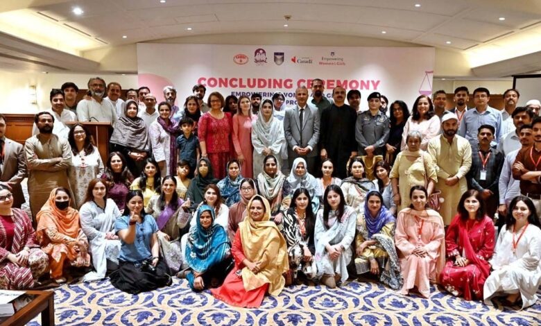 EWG project ceremony on women empowerment and girls education in Islamabad