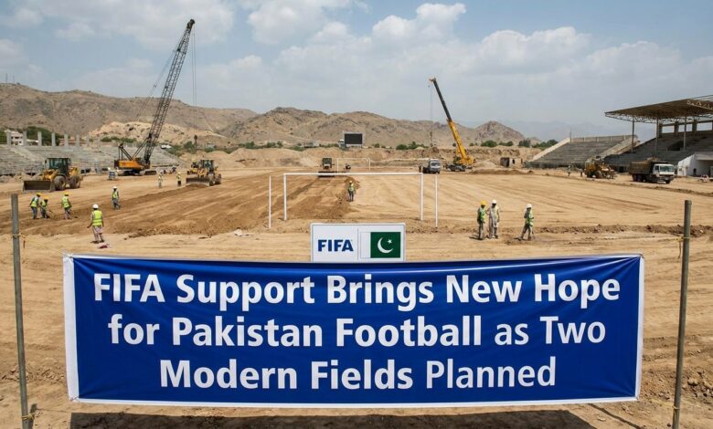 FIFA Support Brings New Hope for Pakistan Football as Two Modern Fields Planned