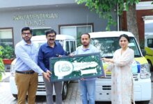 Punjab health officials hand over keys for health monitoring vehicles
