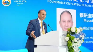 Dr Musadik Malik addressing the 5th China Xizang Trans-Himalaya Forum in China