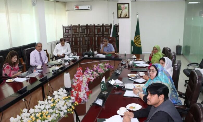 IHRA registration committee meeting on healthcare establishment registration in Islamabad