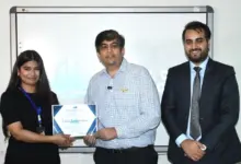 Speakers and guests at the May Day Foundation and Virtual City School education initiative ceremony in Islamabad