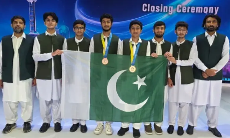 Pakistani students representing the national team at the International Mathematical Olympiad 2026