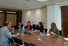 Dr Musadik Malik meets Fatma Varank on the sidelines of the COP31 Heads of Delegations Retreat in Shamakhi