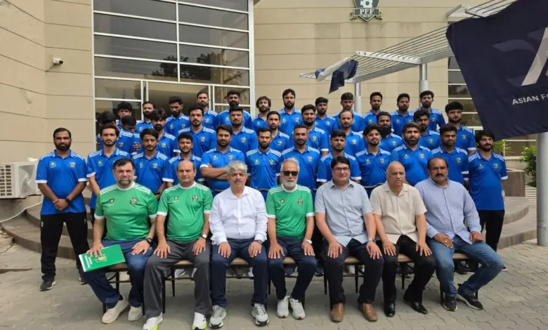 Participants and instructors at the PFF D Coaching Course 2026 in Lahore