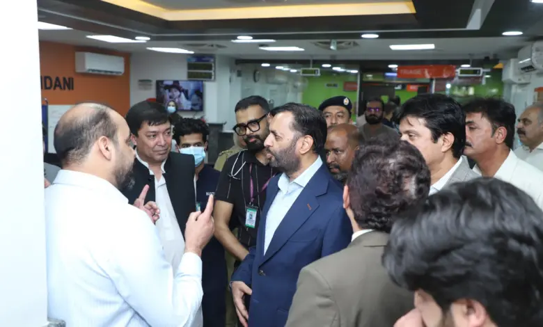 Mustafa Kamal reviews the new 200-bed emergency centre at PIMS