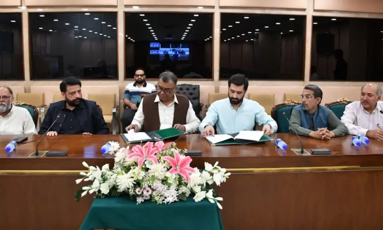 PRA Pakistan and National Assembly Secretariat officials at Parliament House agreement ceremony