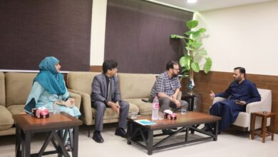 Mustafa Kamal meeting Indus Hospital delegation on rabies framework
