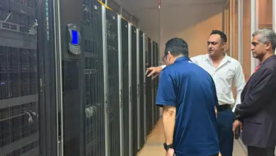 Supermicro team reviewing AI data centre infrastructure at Data Vault Pakistan’s Karachi facility