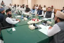 Ulema and mashaikh meeting chaired by Sardar Muhammad Yousaf in Islamabad