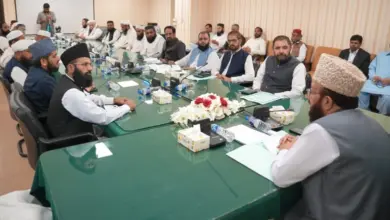 Ulema and mashaikh meeting chaired by Sardar Muhammad Yousaf in Islamabad