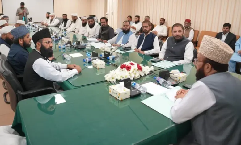 Ulema and mashaikh meeting chaired by Sardar Muhammad Yousaf in Islamabad