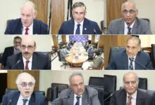 US Congressional delegation during an in-house discussion at ISSI