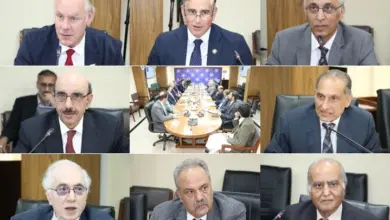 US Congressional delegation during an in-house discussion at ISSI