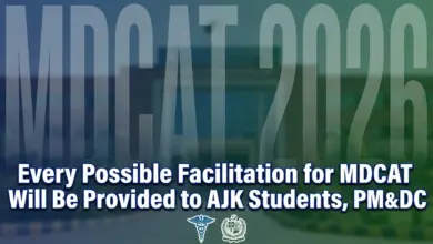 PMDC officials meeting AJ&K health officials over MDCAT registration issues