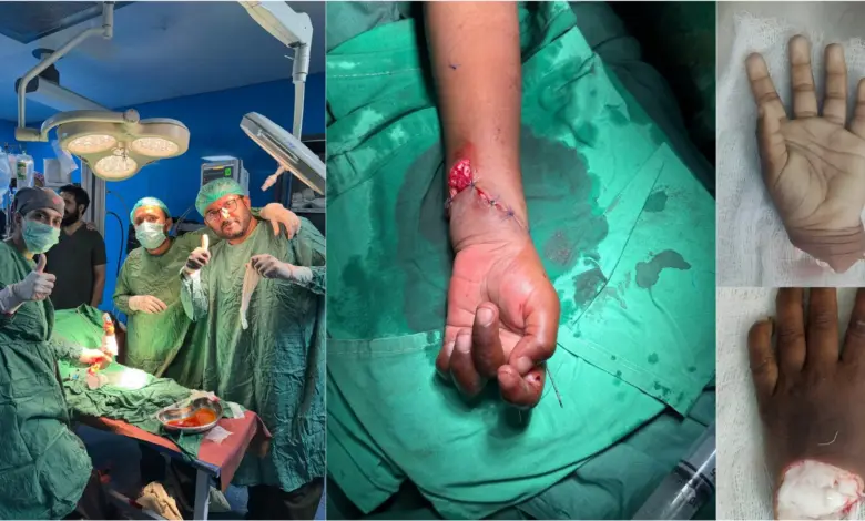 Holy Family Hospital Rawalpindi where doctors reattached a child’s severed hand