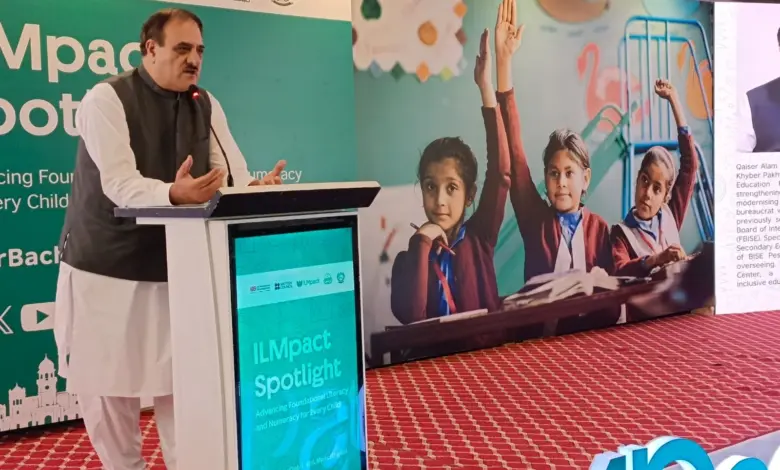 Students in a Khyber Pakhtunkhwa government school receiving learning support under ILMpact