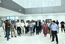 Federal IT Minister Shaza Fatima Khawaja visits the under-construction Islamabad IT Park