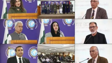 Speakers at ISSI seminar on Youm-e-Istehsal and Kashmir self-determination