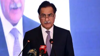National Assembly Speaker Sardar Ayaz Sadiq speaking on Youm-e-Istehsal Kashmir