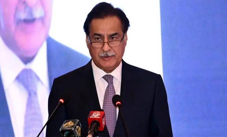 National Assembly Speaker Sardar Ayaz Sadiq speaking on Youm-e-Istehsal Kashmir