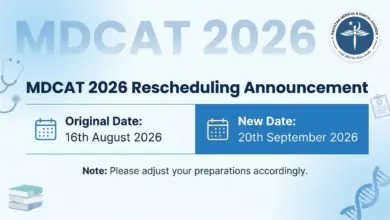 Students appearing for MDCAT examination in Pakistan