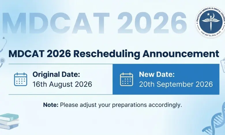 Students appearing for MDCAT examination in Pakistan