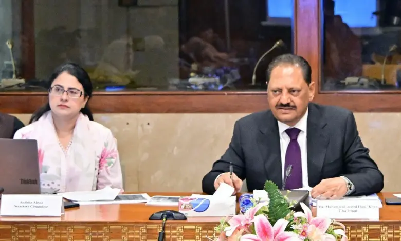 National Assembly Standing Committee on Commerce meeting in Islamabad