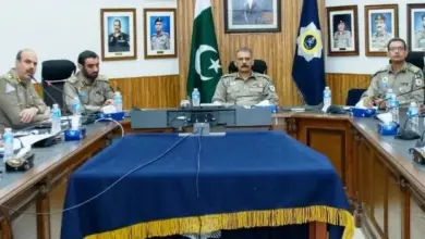 IG NHMP Sultan Ahmed Chaudhry chairing monthly regional conference online