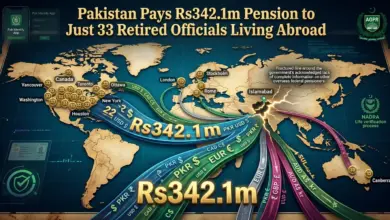 National Assembly of Pakistan where overseas pension details were presented