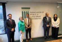 Dr Khalid Maqbool Siddiqui leading Pakistani delegation during meeting with APLU leadership in Washington D.C.
