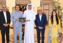 FPCCI President Atif Ikram Sheikh meeting Qatari Ambassador Ali Mubarak Ali Essa in Islamabad