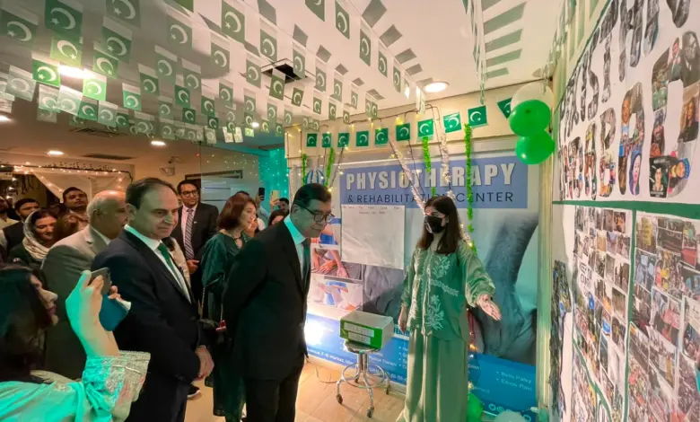 Philippines Ambassador Dr Emmanuel R Fernandez at Maroof International Hospital Independence Day ceremony