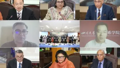 Speakers at the launch of PIVOT Magazine Platinum Jubilee edition at ISSI Islamabad