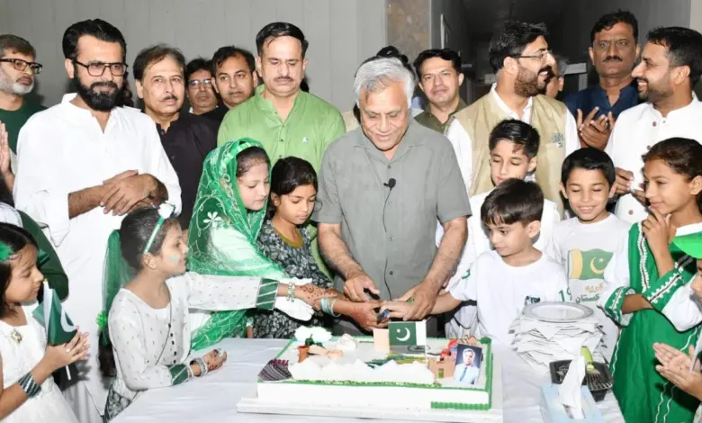 PMAS-AAUR Independence Day ceremony with Vice Chancellor and university officials