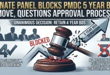 Senate committee meeting on PMDC proposal to extend BDS programme