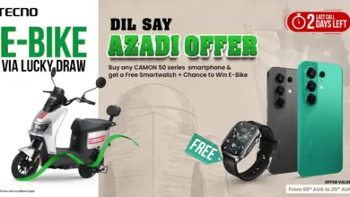 TECNO CAMON 50 Series smartphone promotion with free TECNO WATCH 3 Active and Revoo Y06 lucky draw