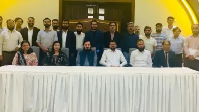 Speakers at ADS textile compliance and power market transition dialogue in Islamabad